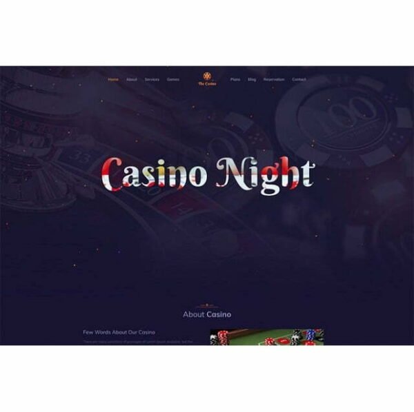 The Casino - HTML Template